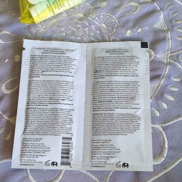 Giftable Drunk Elephant Littles, Samplers, Card, Mini Poster (11x8.5") NIB - Picture 5 of 12